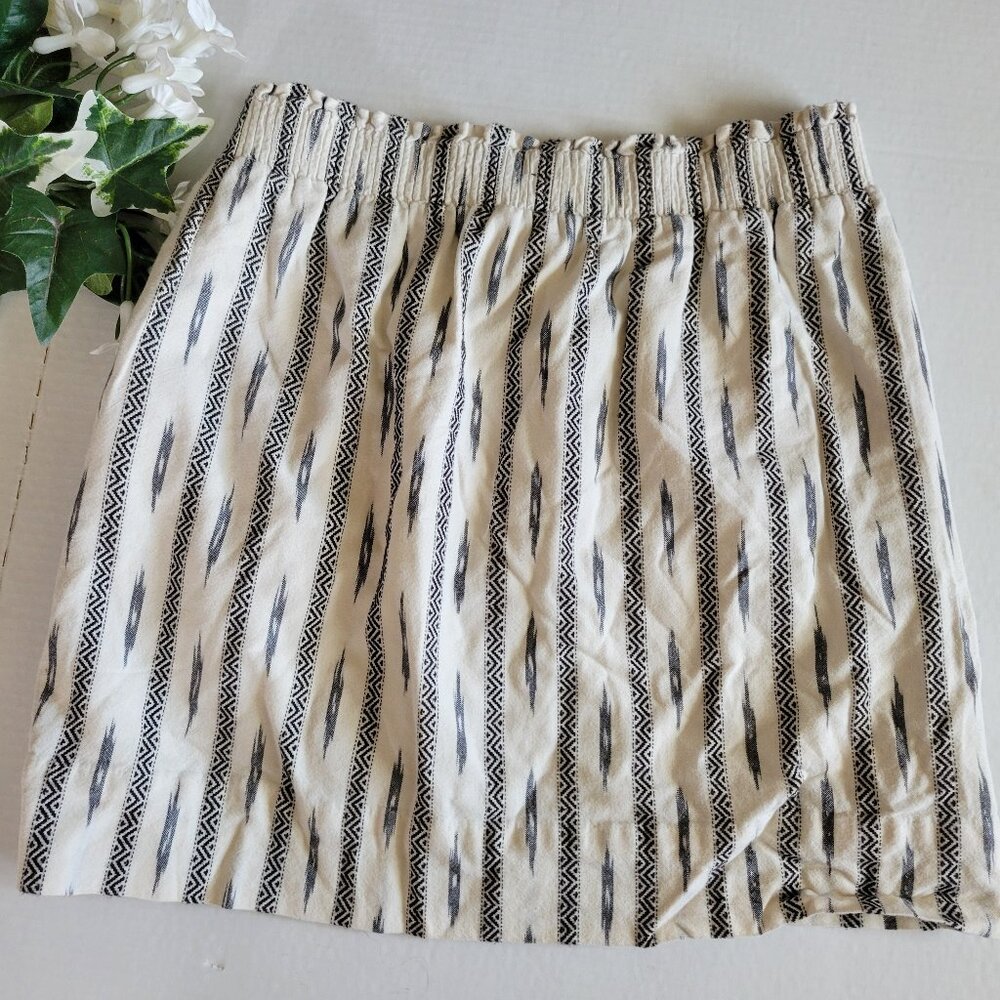 J. Crew Geometric Print Mini Skirt Sz 6